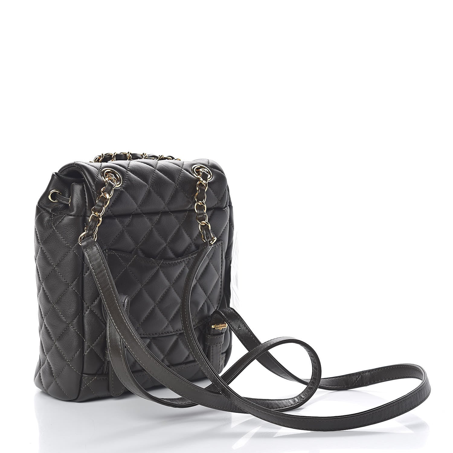 Chanel Calfskin Quilted Mini Urban Spirit Backpack Dark Brown 3 of 10