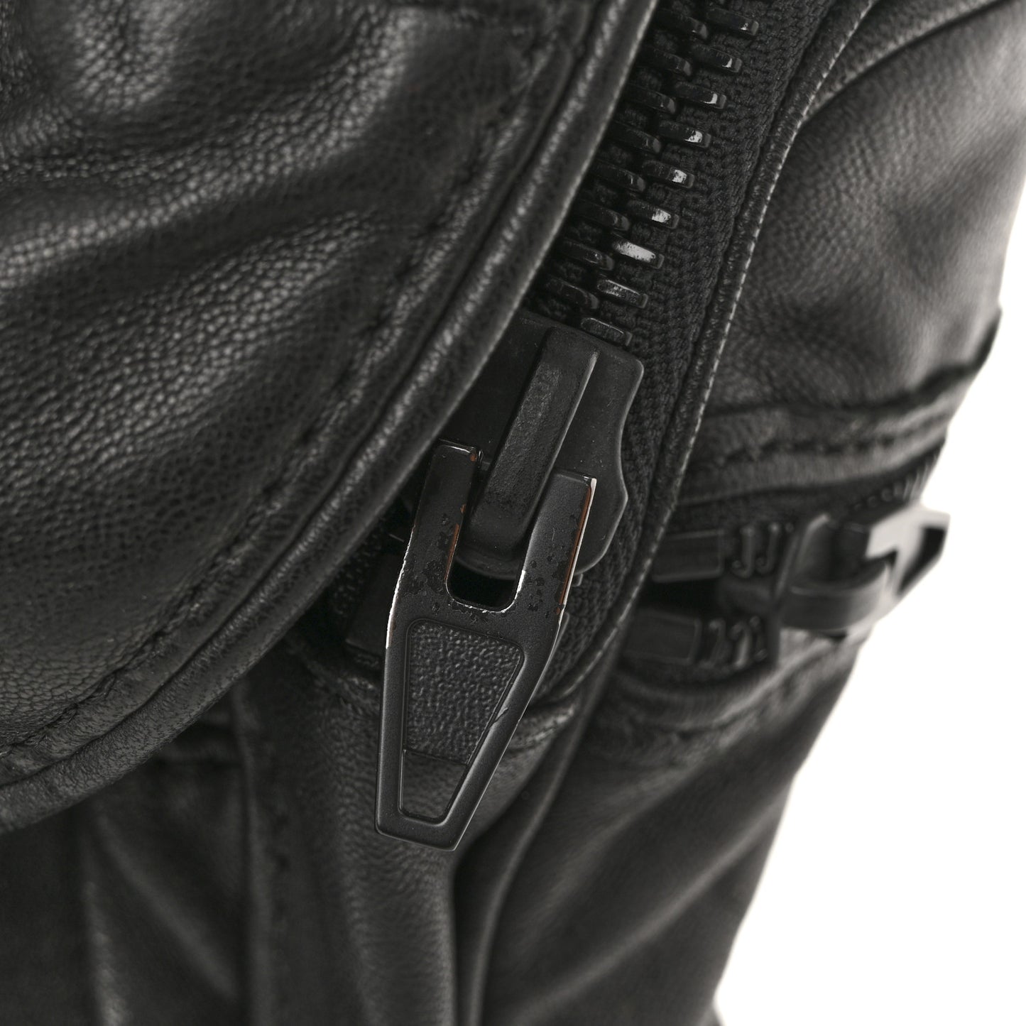 Lambskin Marti Backpack Bag Washed Black Iridescent Hardware
