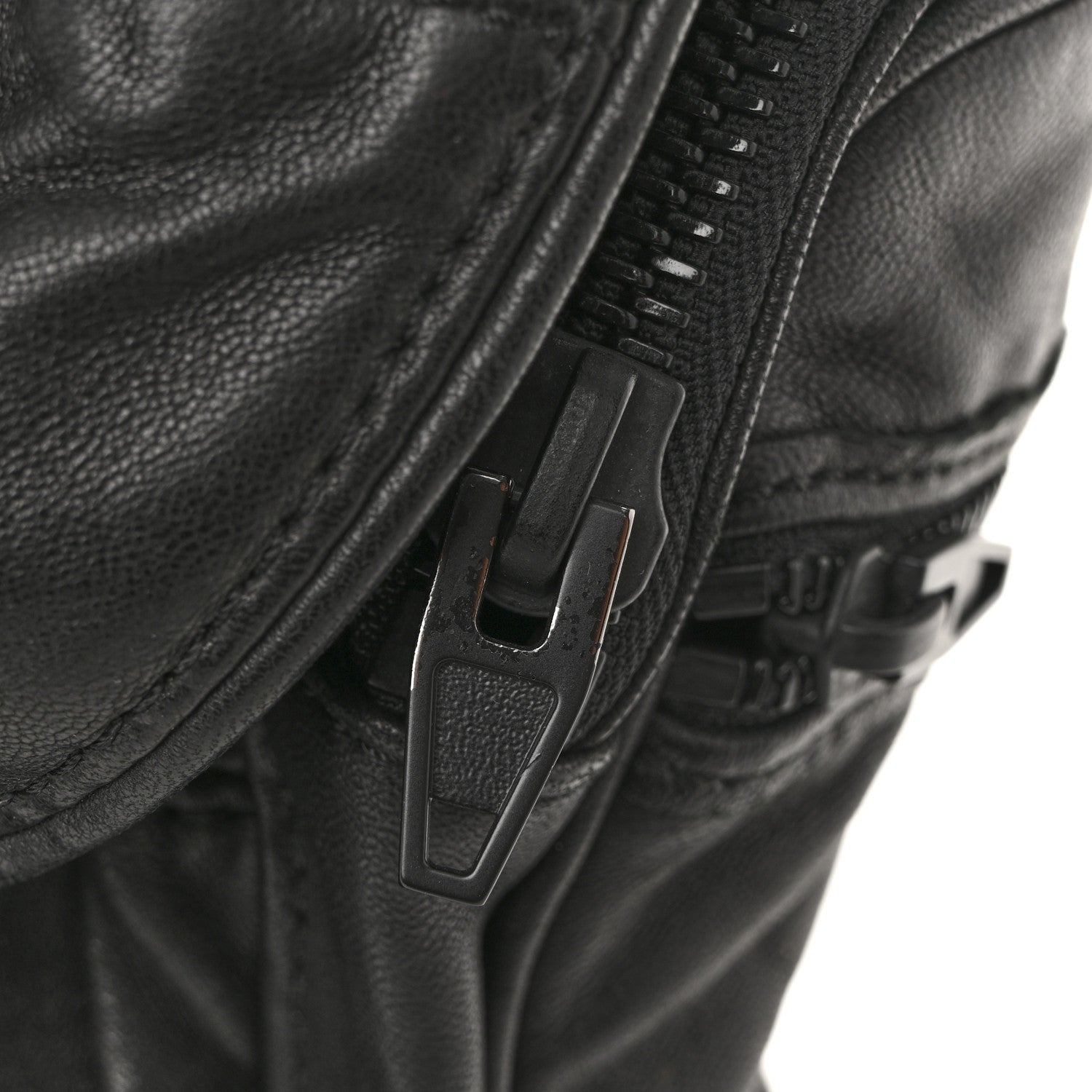 Alexander Wang Lambskin Marti Backpack Bag Washed Black Iridescent Hardware 10 of 13