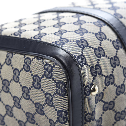 Gucci Monogram Medium Boston Navy 11 of 17