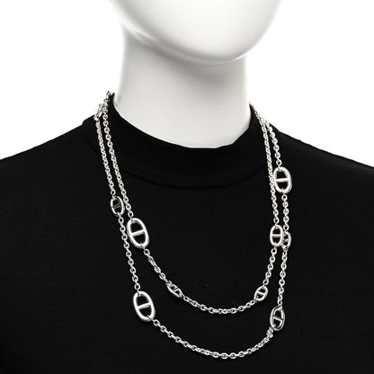 Hermes Sterling Silver Farandole Necklace 120 2 of 5