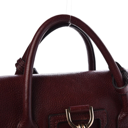 Mulberry Natural Leather Cara Delevigne Convertible Satchel Oxblood 13 of 16