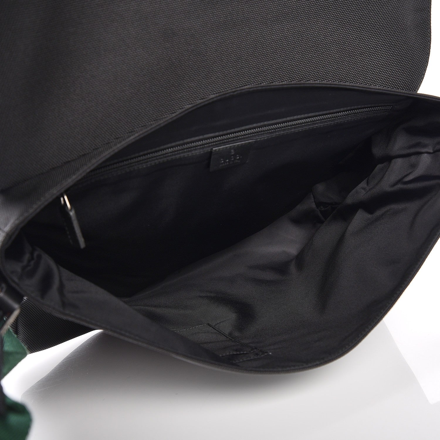 Gucci Techno Canvas Web Large Flap Messenger Bag Black 5 of 8