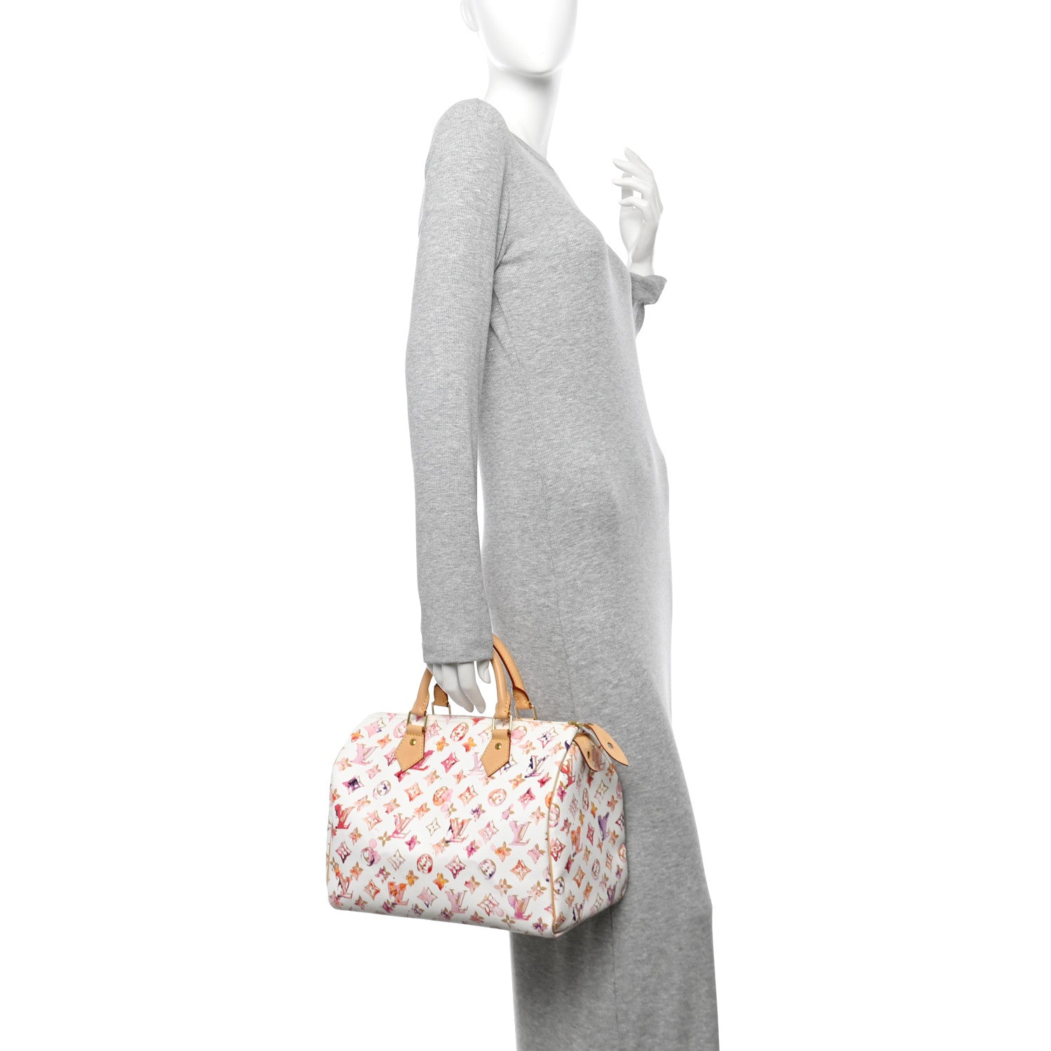 Louis Vuitton Watercolor Aquarelle Speedy 30 White 2 of 11
