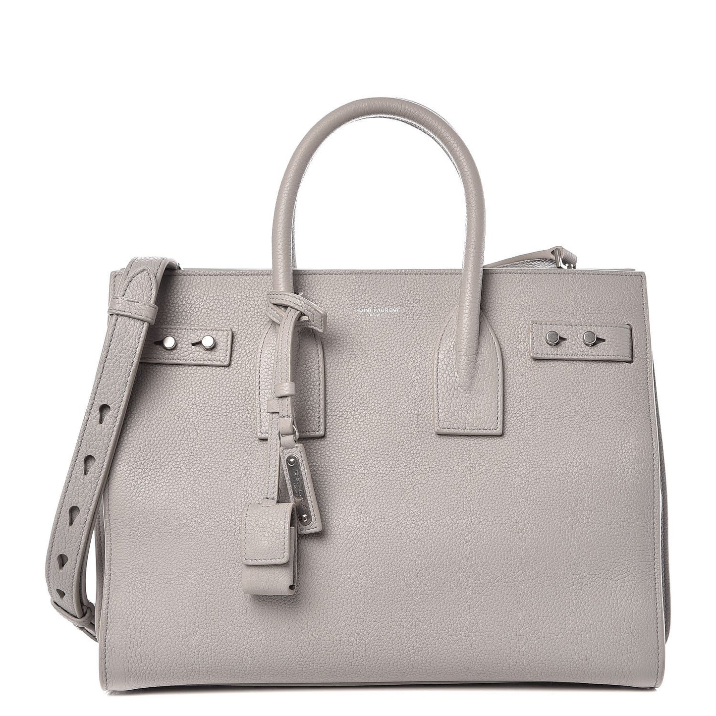 Grained Calfskin Small Supple Sac De Jour Souris