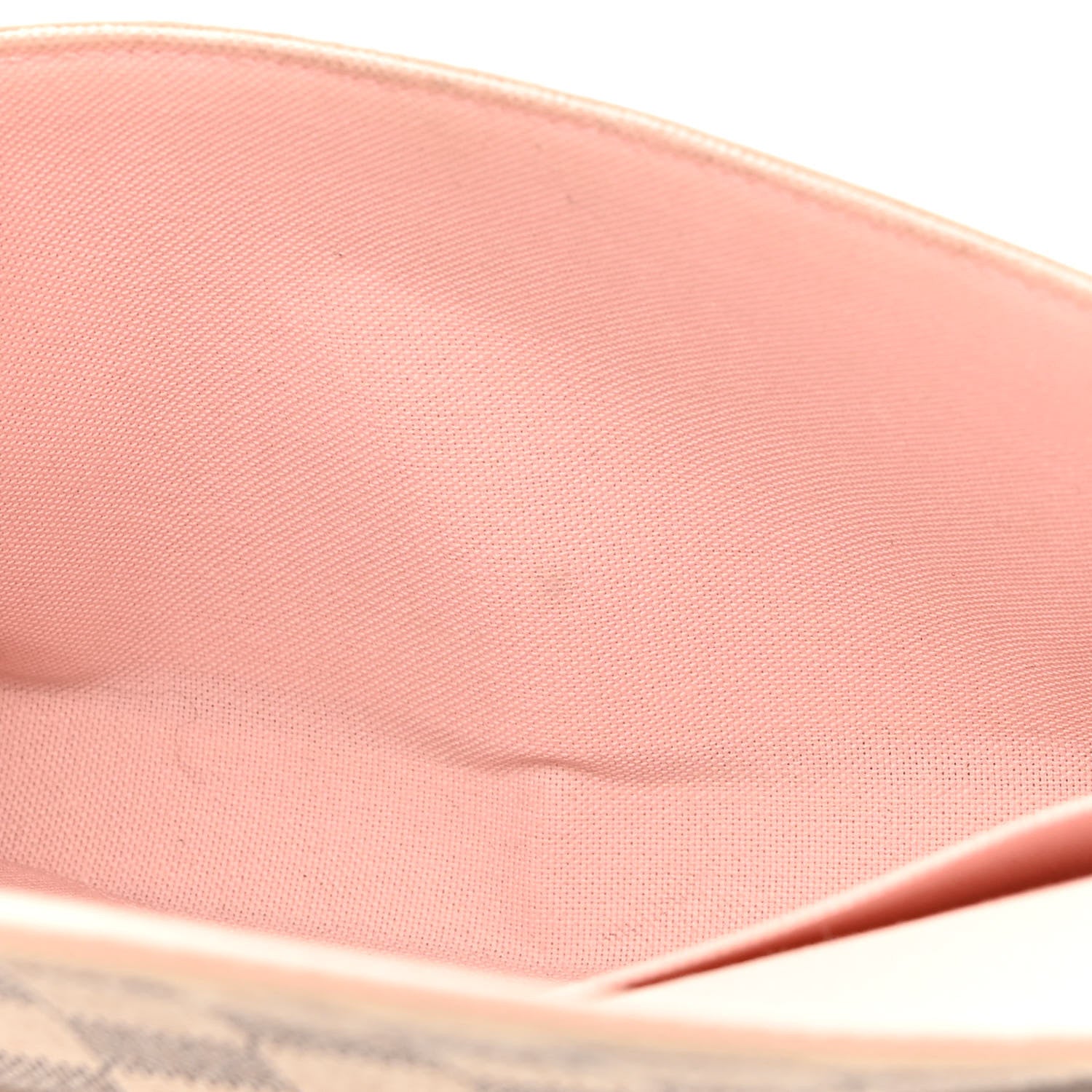 Louis Vuitton Damier Azur Pochette Felicie Chain Wallet Rose Ballerine 13 of 18