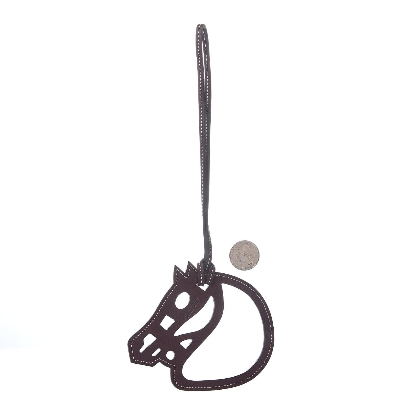 Swift Paddock Cheval Horse Bag Charm Bordeaux