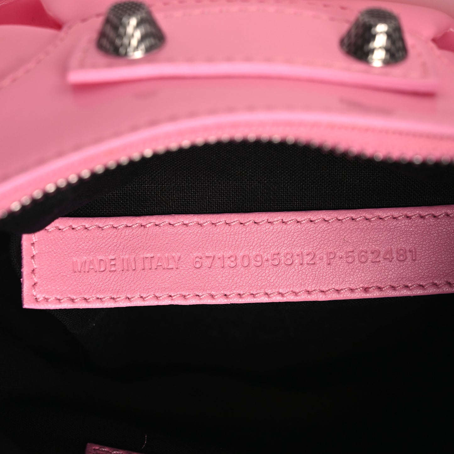Patent Faux Leather Le Cagole Shoulder Bag XS Sweet Pink