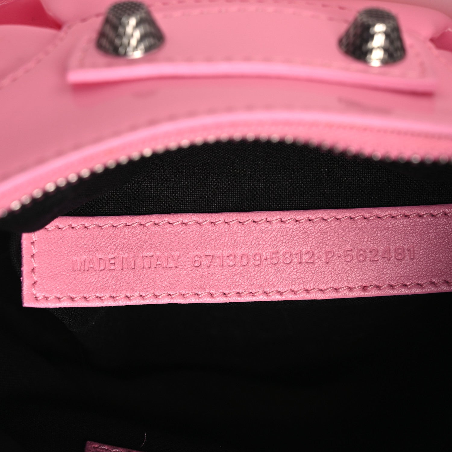 Balenciaga Patent Faux Leather Le Cagole Shoulder Bag XS Sweet Pink 8 of 14