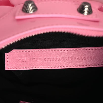 Balenciaga Patent Faux Leather Le Cagole Shoulder Bag XS Sweet Pink 8 of 14