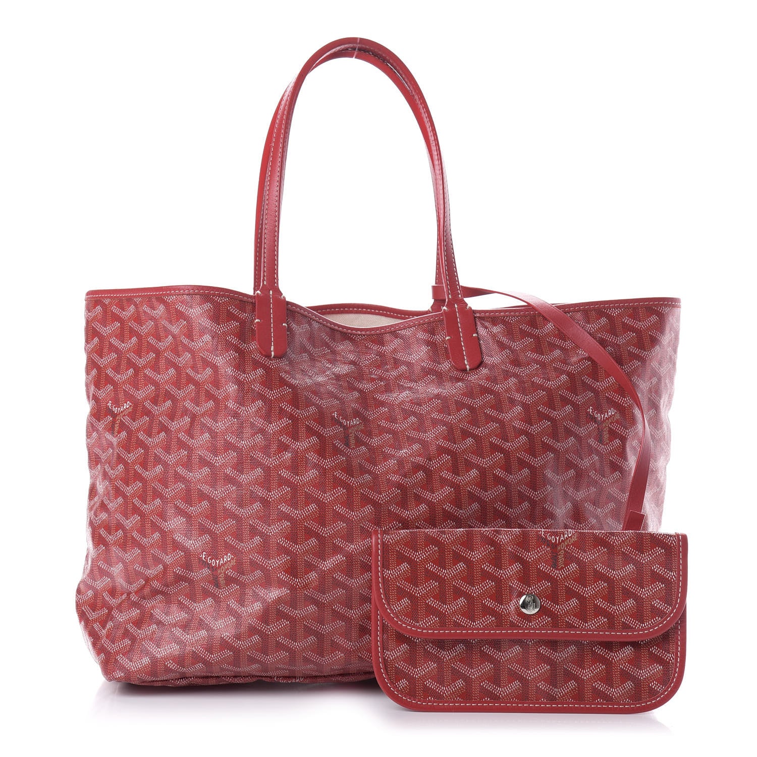 Goyard Goyardine Saint Louis PM Red 1 of 10