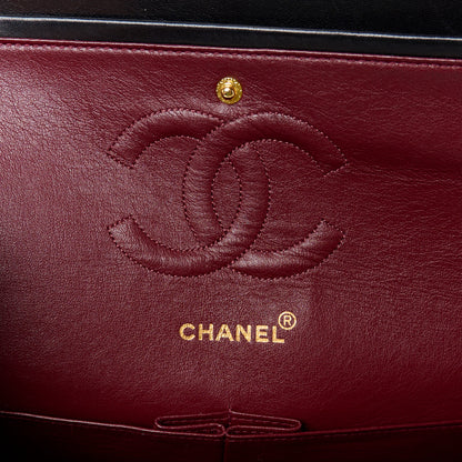 Chanel Lambskin Quilted Medium Double Flap Black 6 of 13