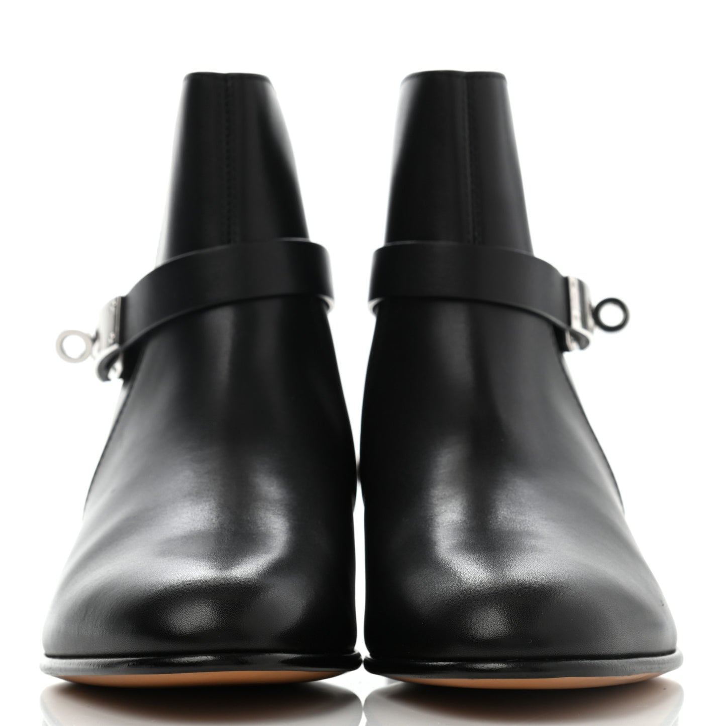 Calfskin Neo Low Boots 36.5 Black