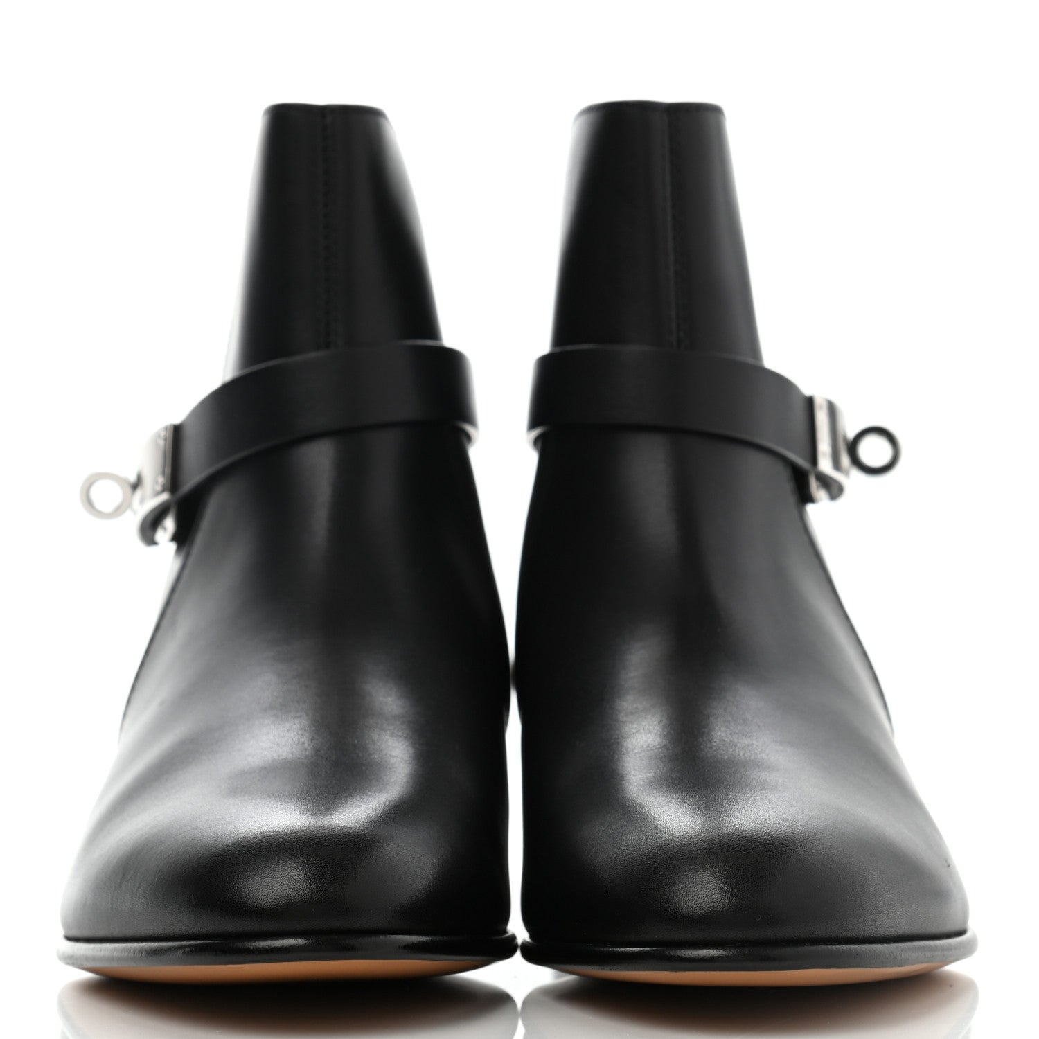 Hermes Calfskin Neo Low Boots 36.5 Black 2 of 9