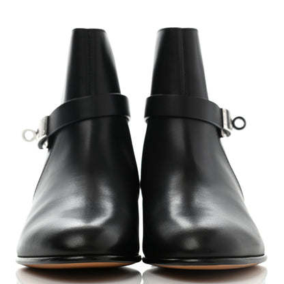 Hermes Calfskin Neo Low Boots 36.5 Black 2 of 9