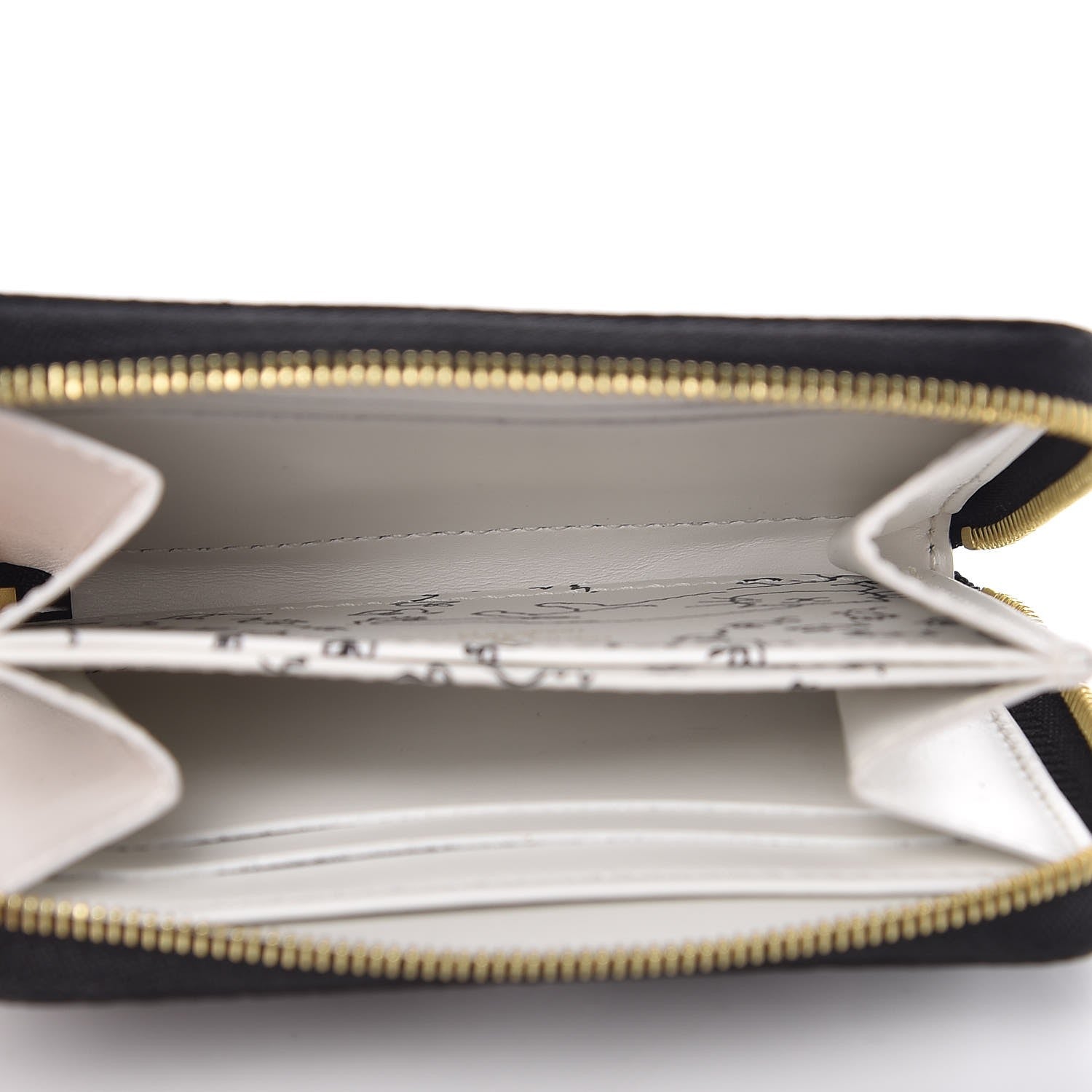 Louis Vuitton Catogram Zippy Coin Purse Black 6 of 10