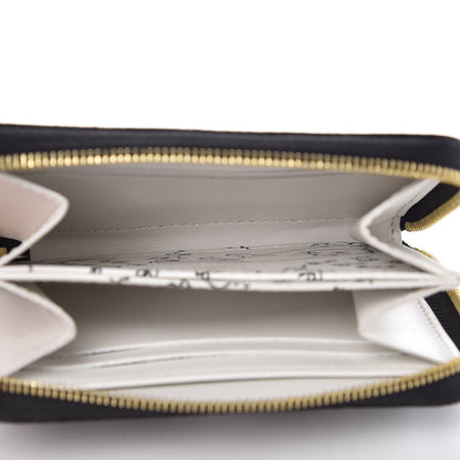 Louis Vuitton Catogram Zippy Coin Purse Black 6 of 10