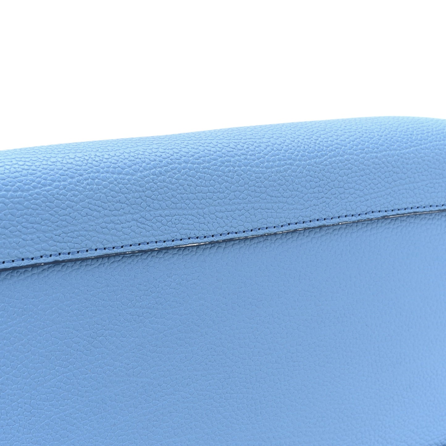 Grained Calfskin Medium Milla Tote Tile Blue