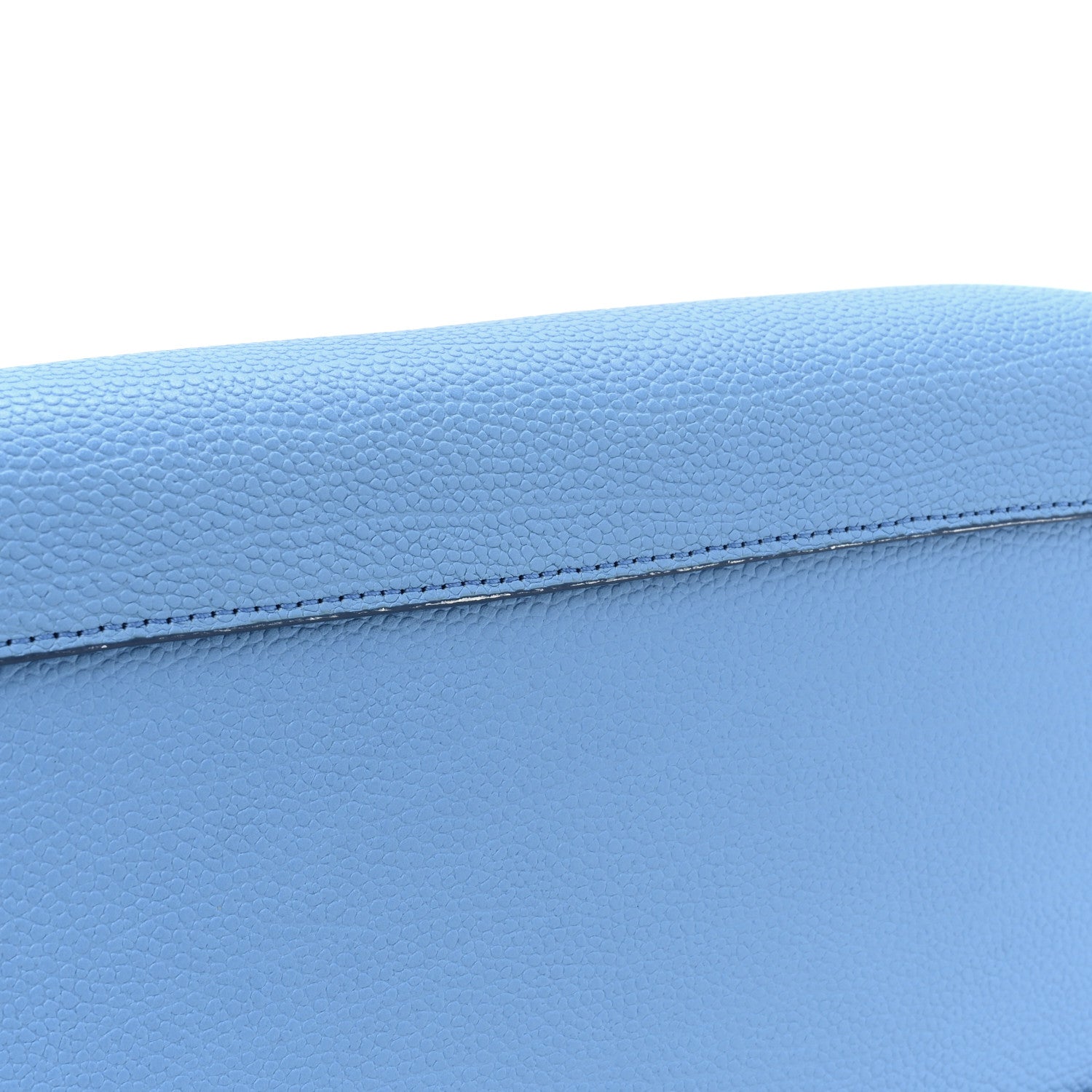 MCM Grained Calfskin Medium Milla Tote Tile Blue 13 of 15