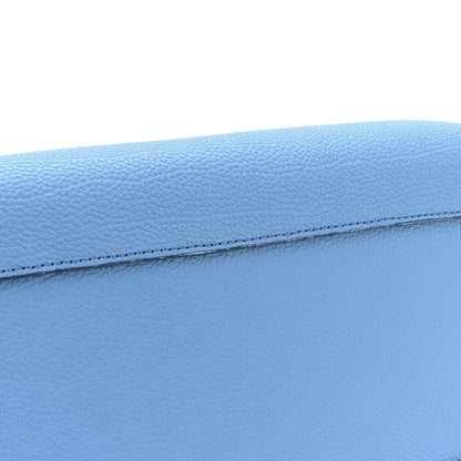 MCM Grained Calfskin Medium Milla Tote Tile Blue 13 of 15