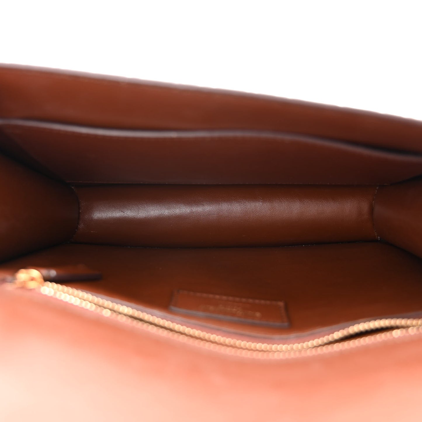 Linen Canvas Crocodile Embossed Carre Satchel Natural Brown