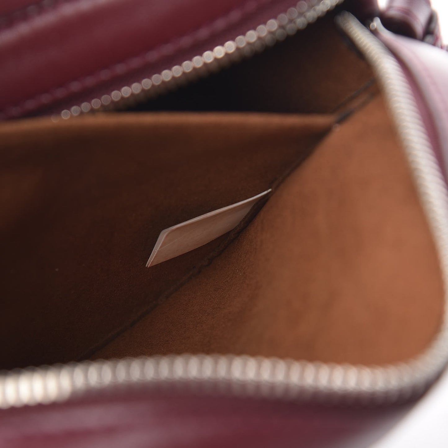 Eco Alter Nappa Perforated Logo Mini Bag Wine