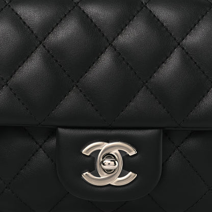 Chanel Calfskin Quilted CC Uniform Flap Belt Bag Black 9 of 14