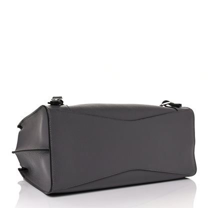 Balenciaga Grained Calfskin Neo Classic Silver Hardware S City Dark Grey 4 of 9