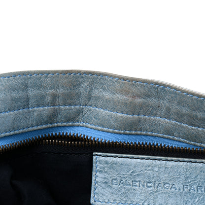 Balenciaga Chevre Classic Hardware Flat Messenger Sky Blue 11 of 24
