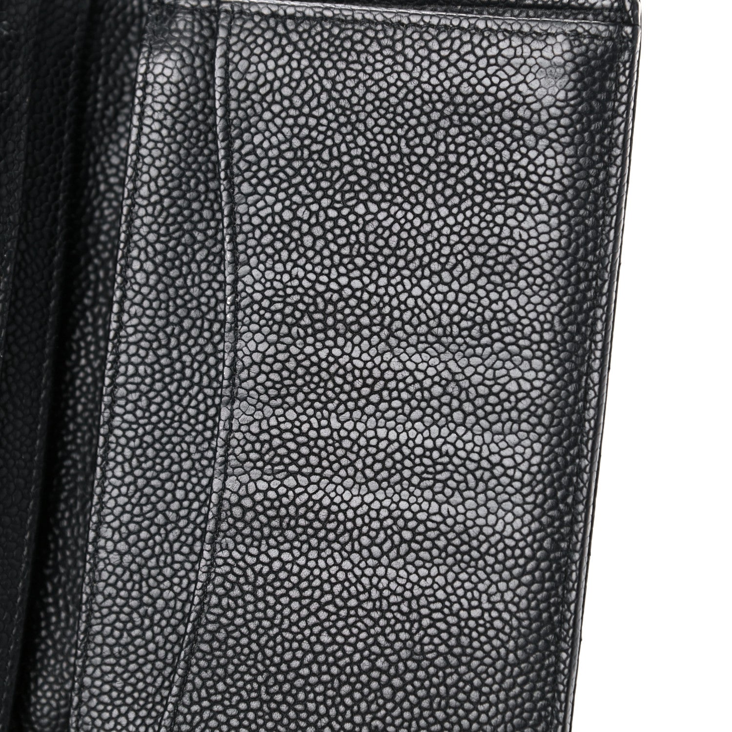 Chanel Caviar Quilted Yen Wallet Black 12 of 13