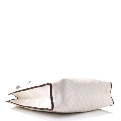 Gucci GG Plus Monogram Medium Signature Web Loop Tote White 3 of 7