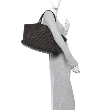 Bottega Veneta Nappa Intrecciato Medium Cabat Ebano 2 of 13