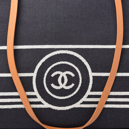 Chanel Denim Large Shopping Tote Blue 10 of 10