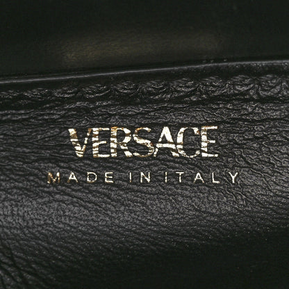 Versace Grained Calfskin Small La Medusa Top Handle Bag Black 6 of 11