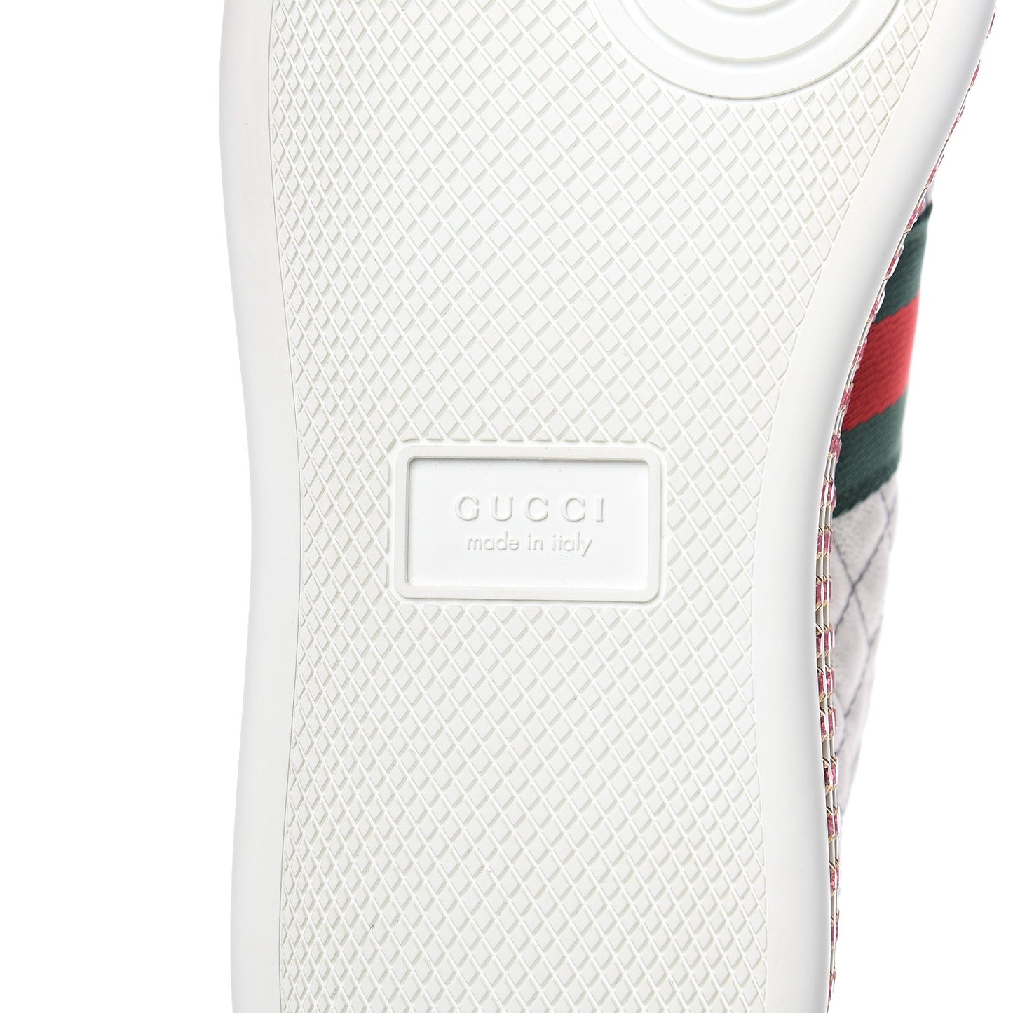 Laminated Nappa Crystal Web Bee Embroidered Trapuntata Womens Ace Platform Sneakers 38.5 Argento