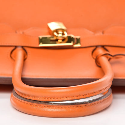 Hermes Swift Horseshoe Birkin 35 Orange 27 of 40