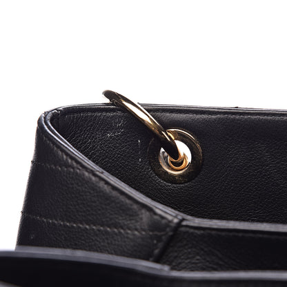 Chanel Calfskin Stitched Large Chevron Chic Shopping Bag Black 8 of 26