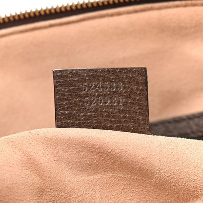 Gucci GG Supreme Monogram Web Medium Ophidia Top Handle Dome Bag Brown 7 of 10