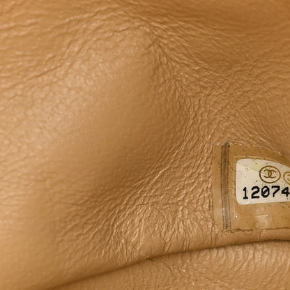 Chanel Glazed Lambskin Quilted Bijoux Chain East West Flap Mango 6 of 9