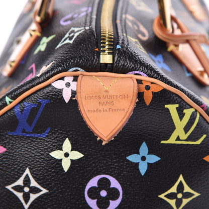 Louis Vuitton Monogram Multicolor Speedy 30 Black 6 of 7
