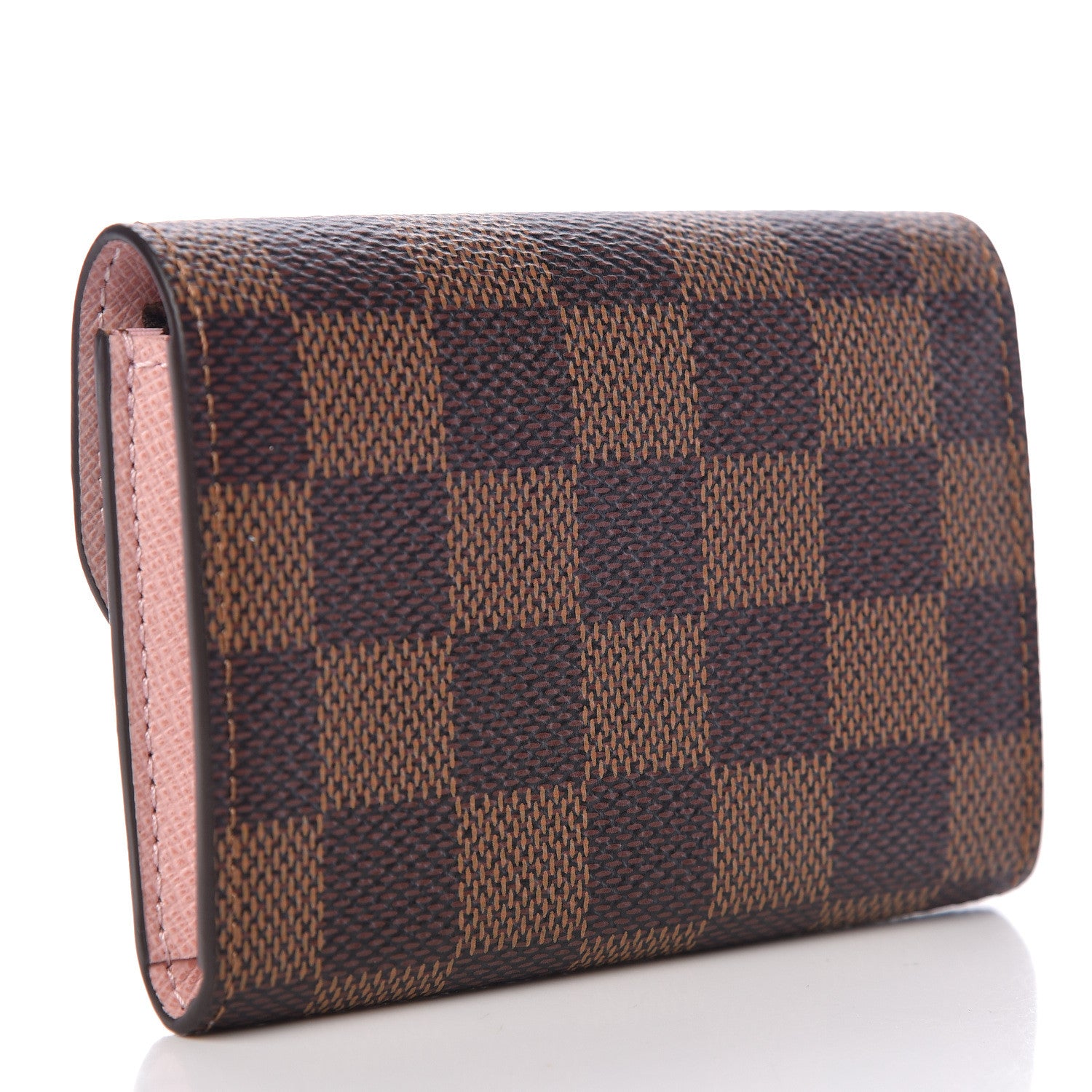 Louis Vuitton Damier Ebene Rosalie Coin Purse Rose Ballerine 3 of 8