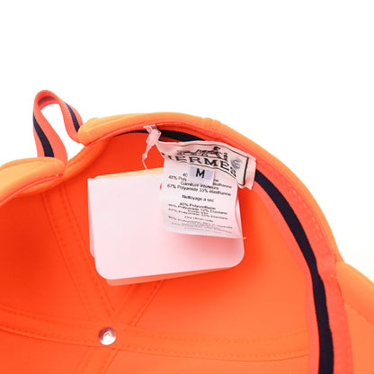 Hermes Neoprene Atlantic Cap M Orange Fluo 8 of 8