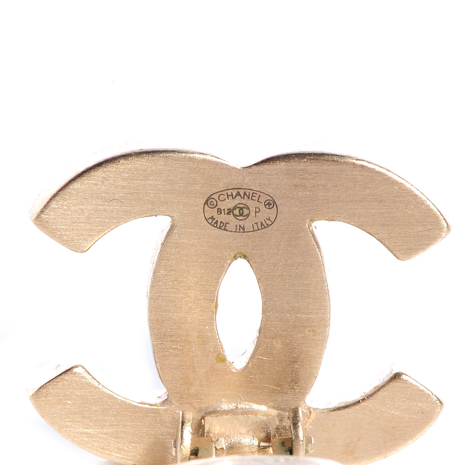 Chanel Lambskin CC Clip On Earrings Black 4 of 5