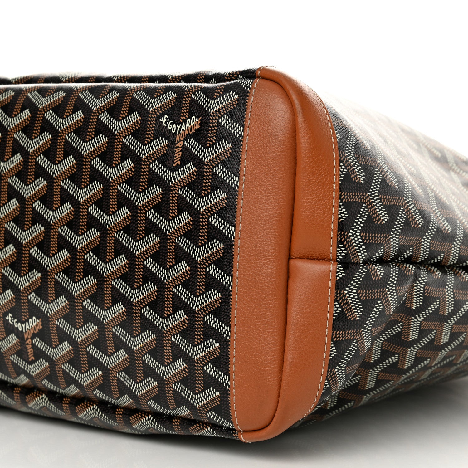 Goyard Goyardine Artois MM Black Gold 10 of 14