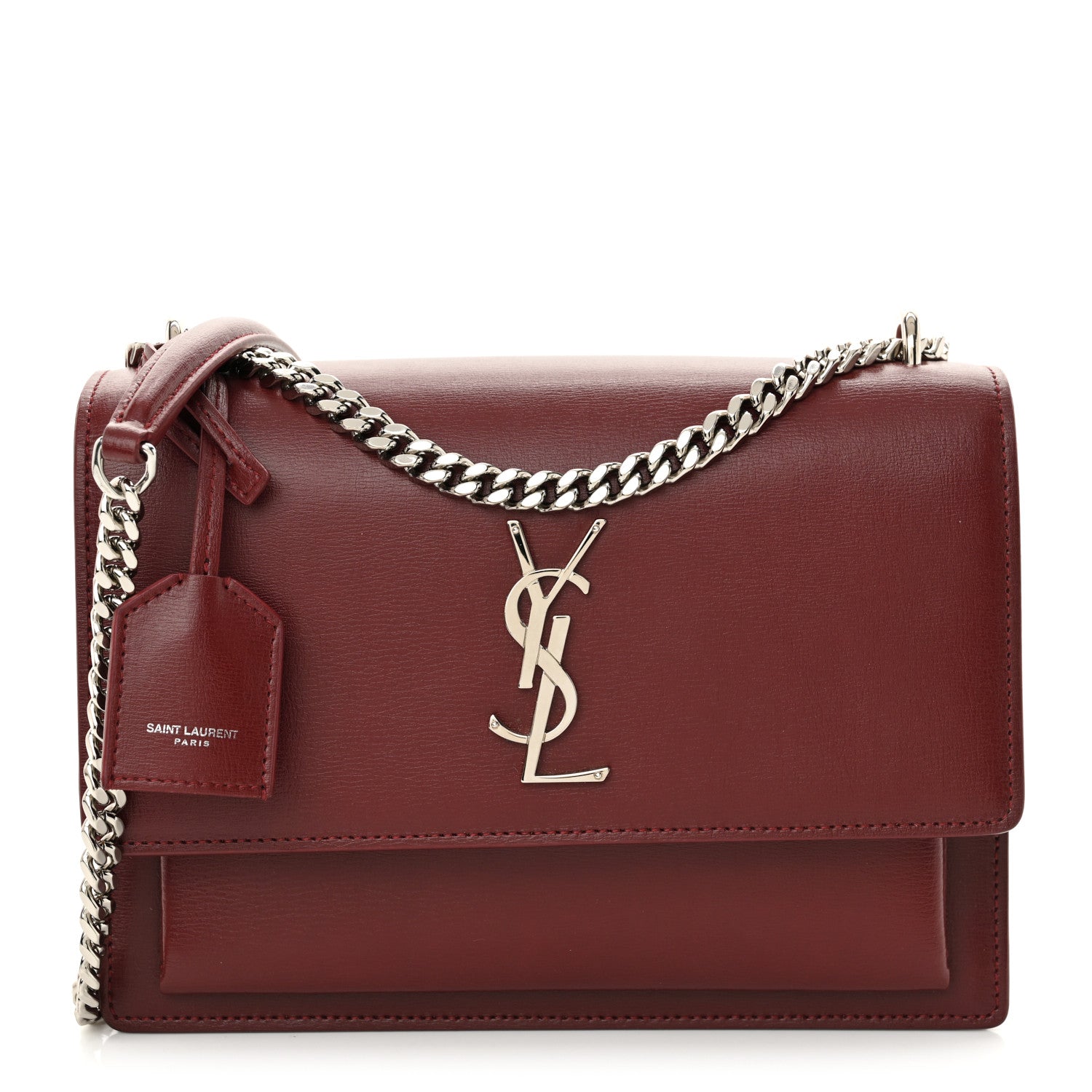 Saint Laurent Calfskin Medium Monogram Sunset Pallisandre 1 of 11