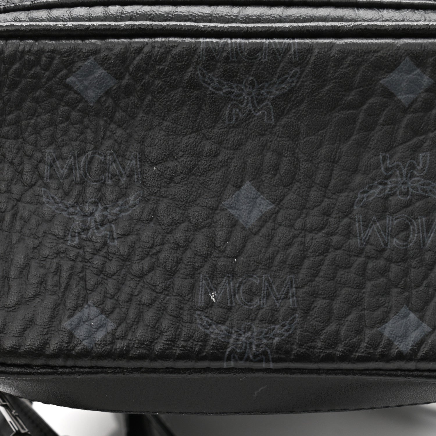 MCM Visetos Side Stud X-Mini Stark Bebe Boo Backpack Black 11 of 13