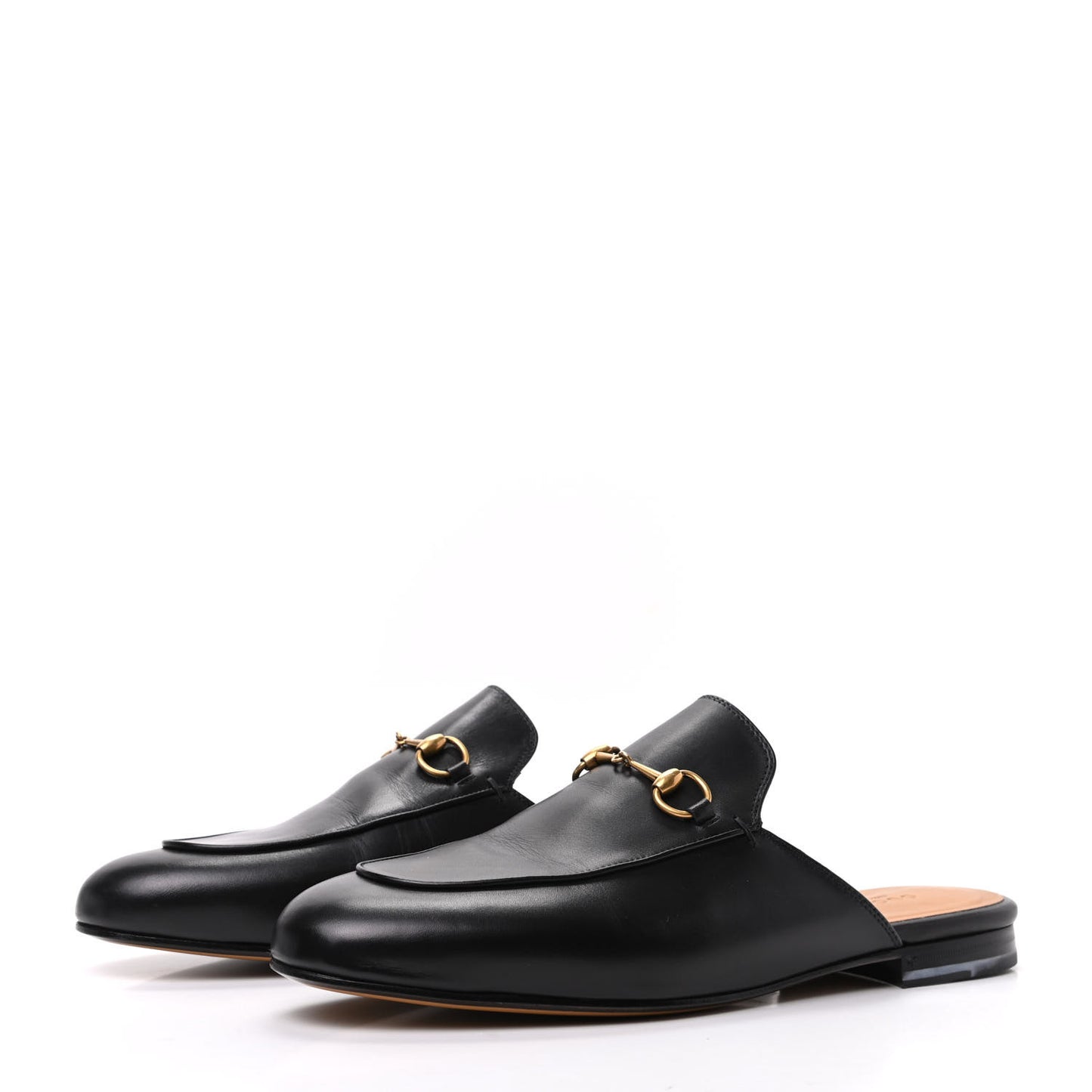 Calfskin Womens Princetown Slippers 41 Black