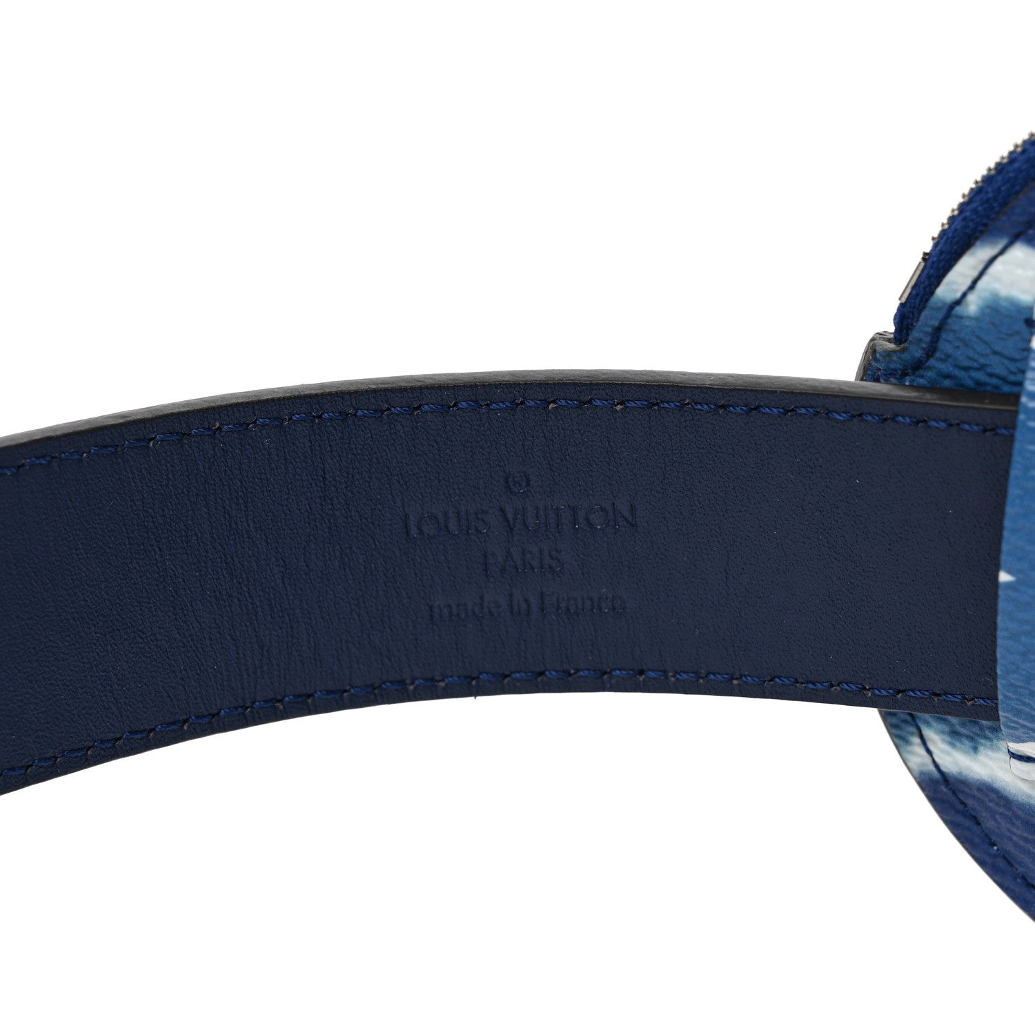 Louis Vuitton Monogram Escale 30mm Daily Multi Pocket Belt 80 32 Blue 5 of 8