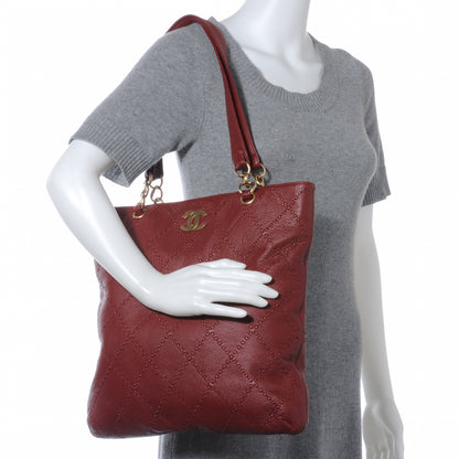 Chanel Calfskin Diamond Stitched Shoulder Bag 2 of 6