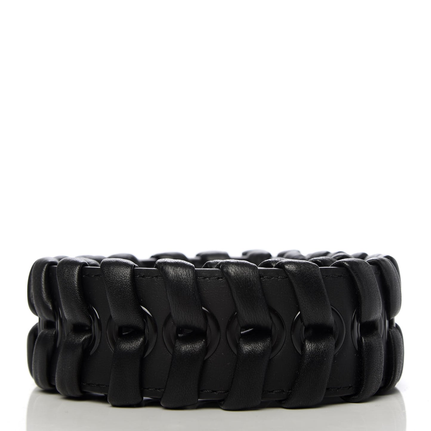 Vitello Dolce Shiny Nappa Lace Up Strap You Black